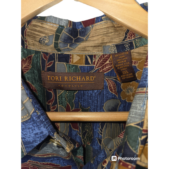 Tori Richard Honolulu  button down beach vacation  Honolulu XXL - Picture 3 of 4